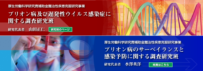 プリオン病及び遅発性ウイルス感染に関する調査研究